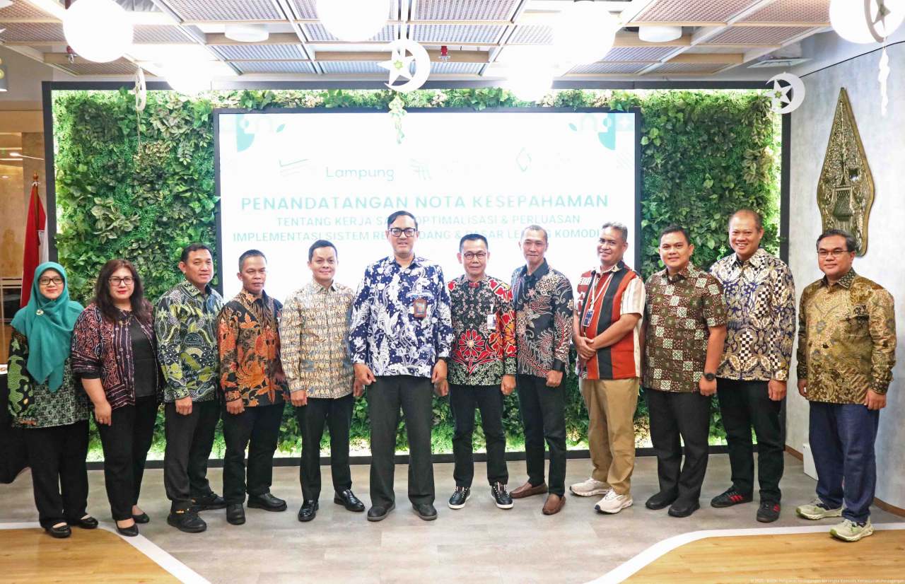 Bappebti Tandatangani Nota Kesepahaman dengan PT KBI dan PT BPD Lampung