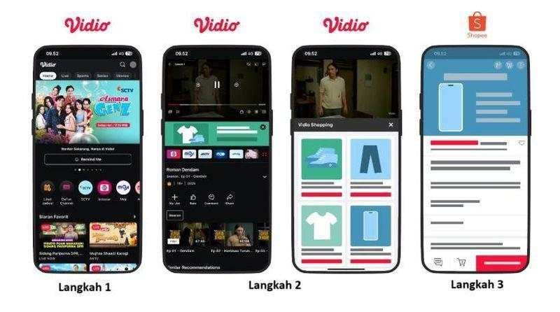 Kolaborasi Shopee dan Vidio Hadirkan Peluang bagi Penonton Jadi Pembeli