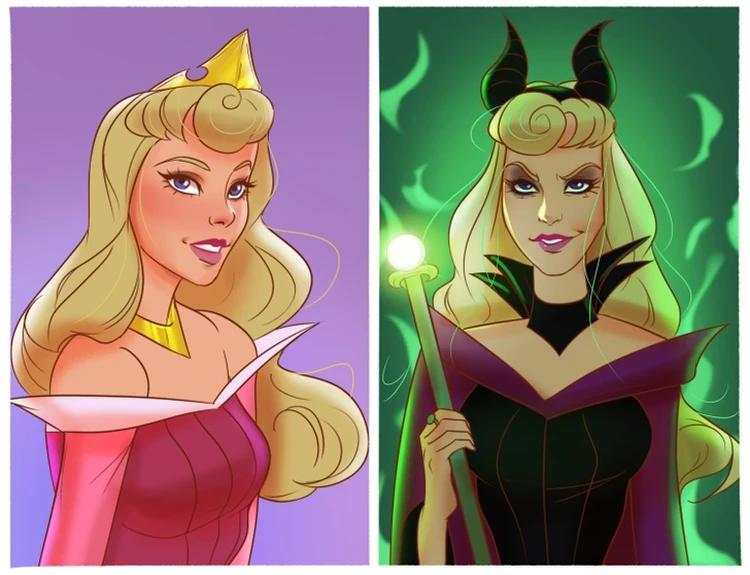 Penampilan Putri Disney Jika Mereka Jadi Villain
