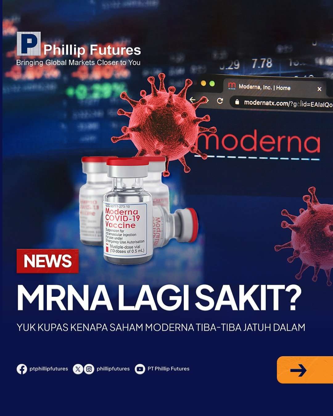 Moderna kelihatan “tertekan”