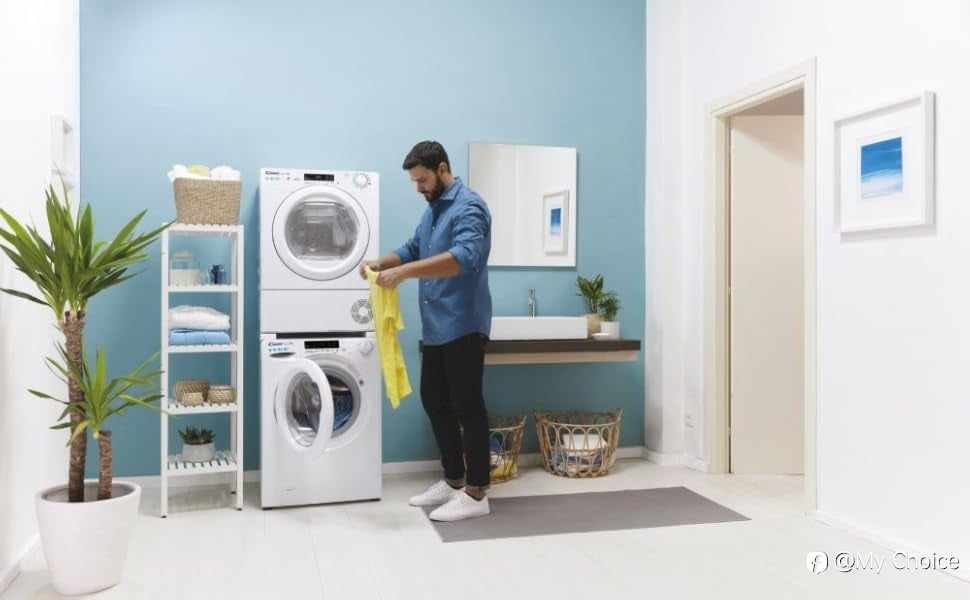 Candy CSOEC10TE 10kg Condenser Tumble Dryer with Sensor Dry & WiFi – White [Energy Class B]
