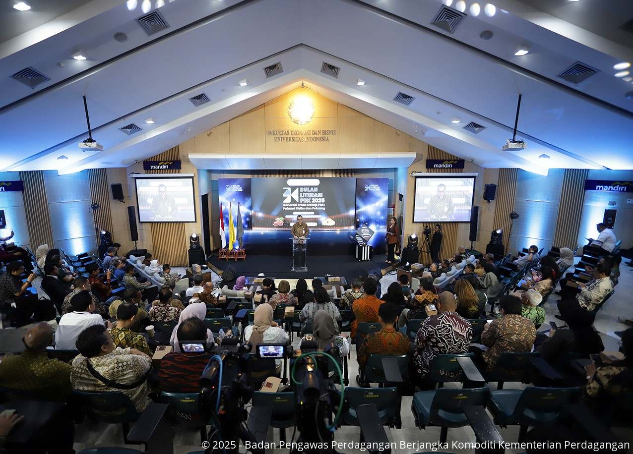 Bappebti pada Pembukaan Bulan Literasi PBK 2025