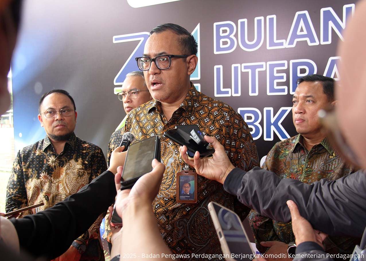 Bappebti pada Pembukaan Bulan Literasi PBK 2025