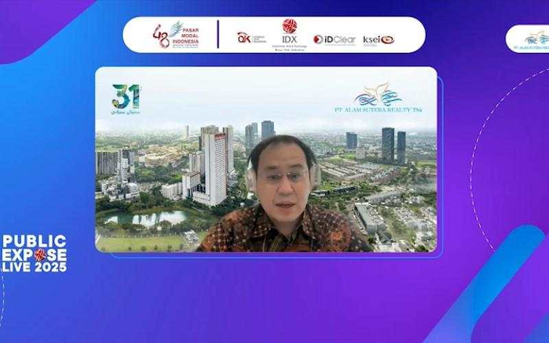 Alam Sutera (ASRI) Punya Stok Lahan 2.000 Ha, Cukup untuk 20 Tahun