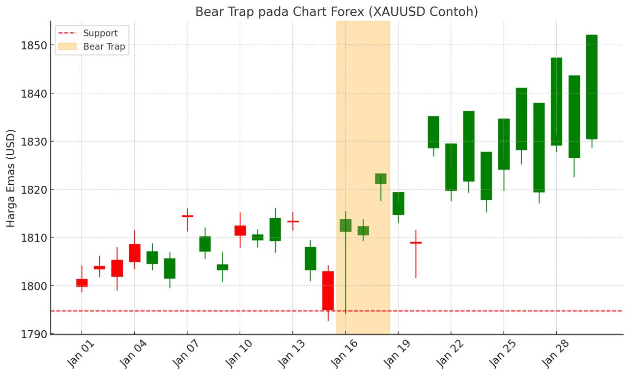 AWAS JEBAKAN SIGNAL TRADING - MENGENALI DAN MENGHINDARI BEAR TRAP