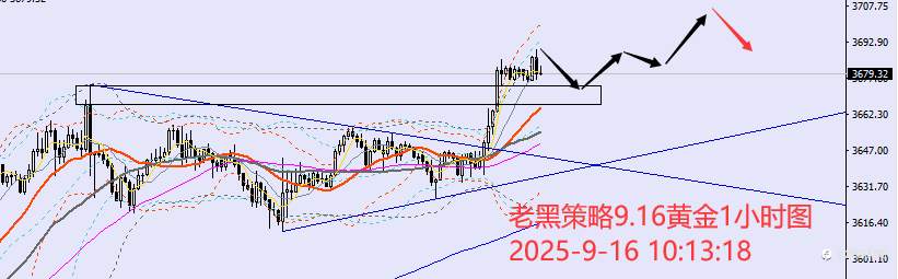 老黑策略：9.16外汇、黄金、原油分析策略