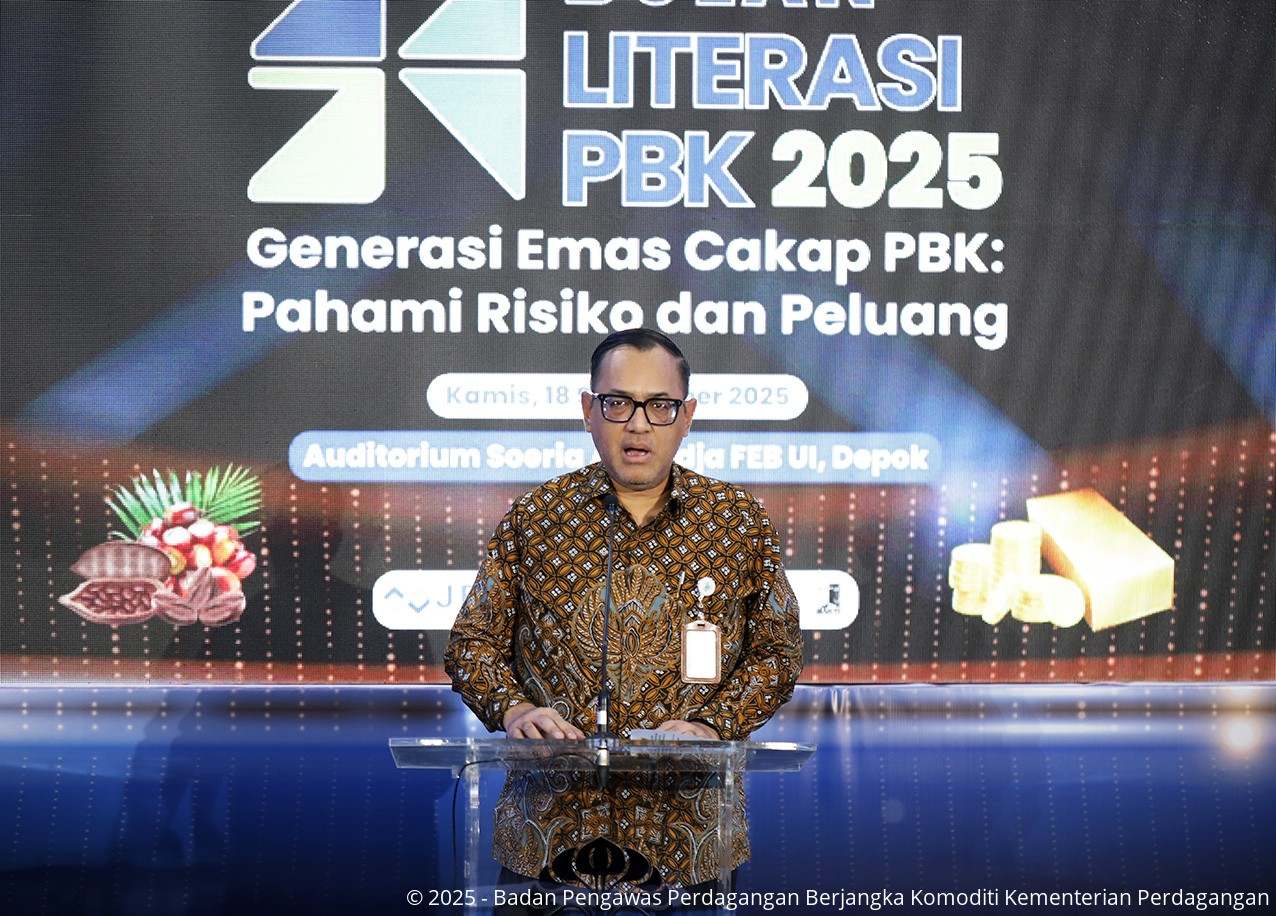 Bappebti pada Pembukaan Bulan Literasi PBK 2025