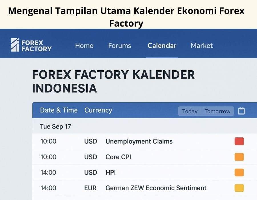 CARA NGEBACA KALENDER FOREX FACTORY: DIJAMIN LANGSUNG PAHAM, NO DEBAT!