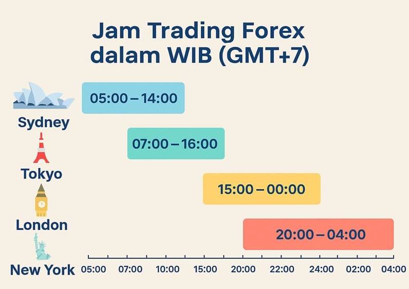 Pahami Zona Waktu Forex