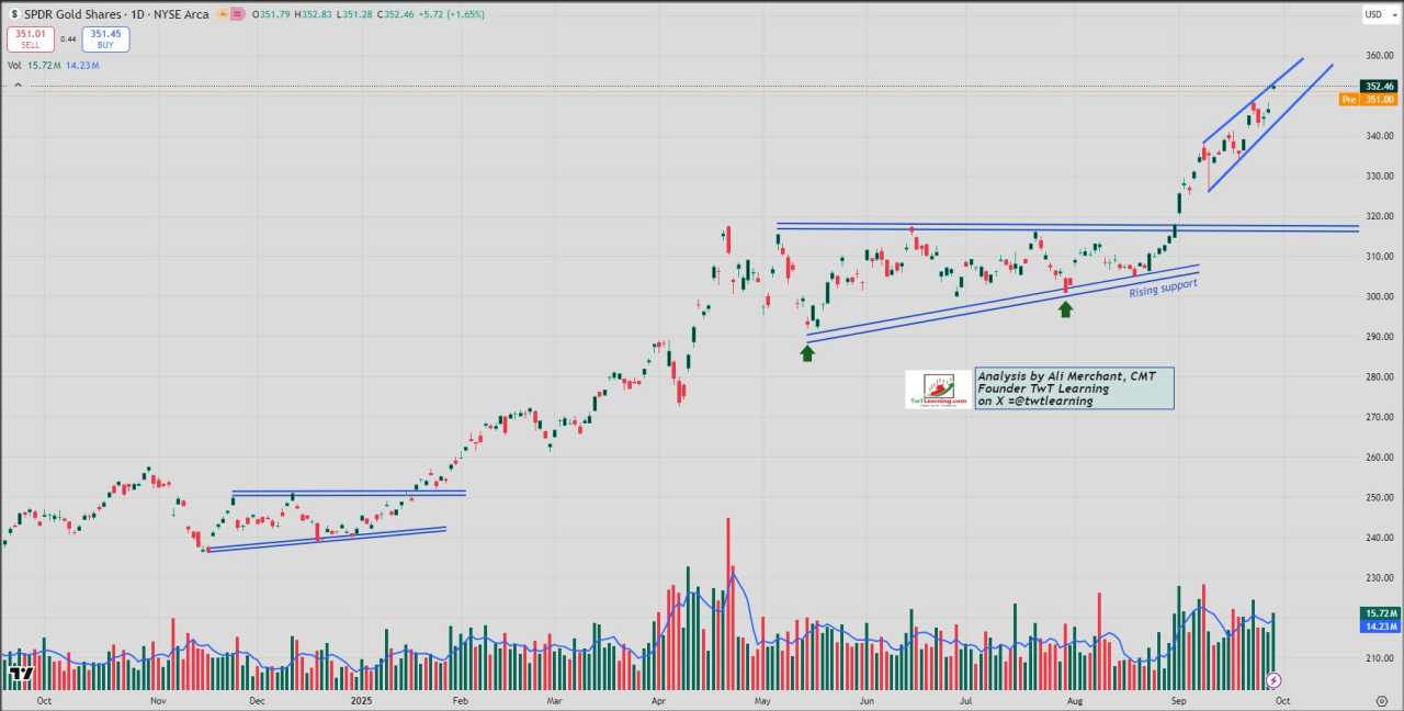 Gold peaks at record, eyes best month in 14-years — Rally pauses as shutdown fears roil markets