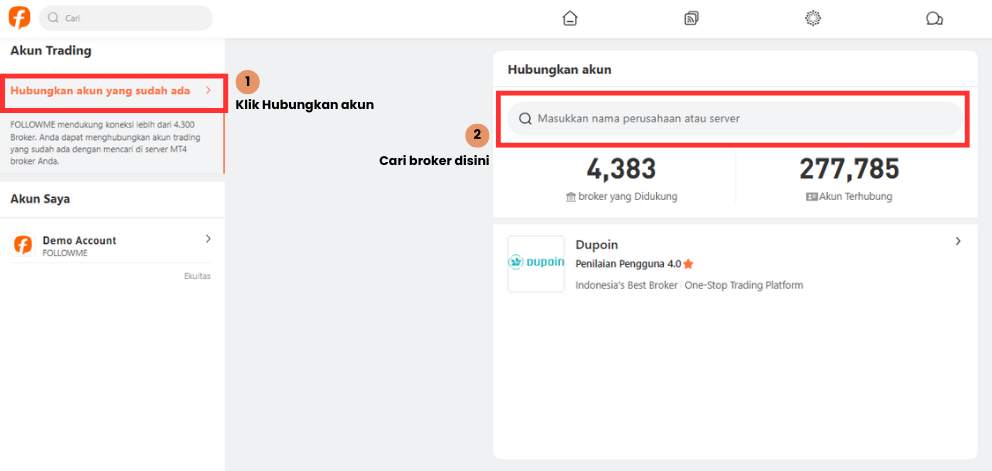 Followme + MT4 = Cara Mudah Memaksimalkan Akun Trading Kamu