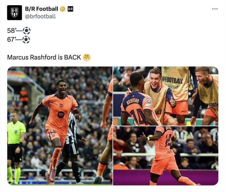Meme Marcus Rashford Jadi Bintang Barcelona Usai Disia-siakan MU