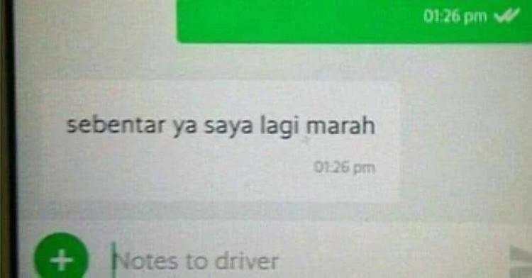 Chat Kocak Abang Ojol, Ada yang Curhat sampai Lupa Bawa Seblak