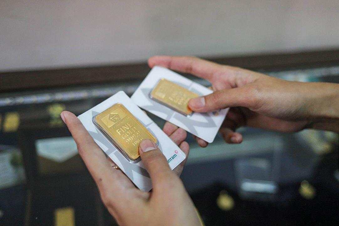Harga Emas Antam Hari Ini Turun Lagi Rp8 Ribu, Segini Termurahnya