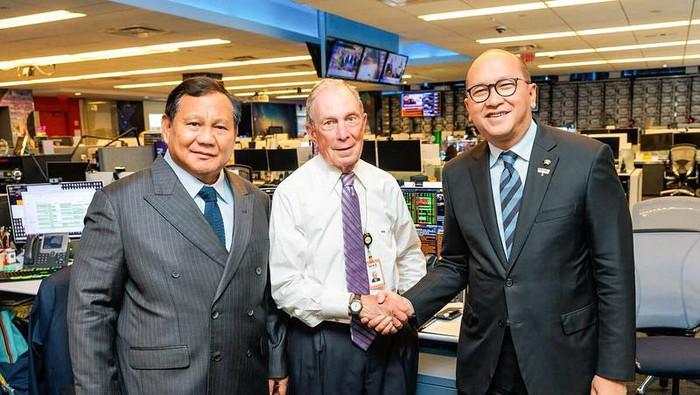 Prabowo Temui Bos Bloomberg, Bahas Investasi Energi Bersih