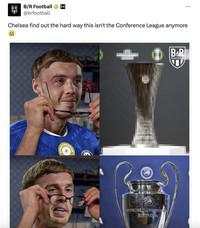 Meme Kocak Chelsea Dibabat, Ngerasa Masih di Conference League