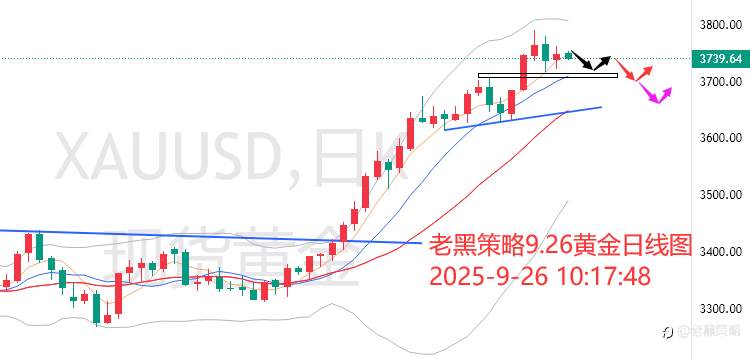 老黑策略：9.26外汇、黄金、原油分析策略