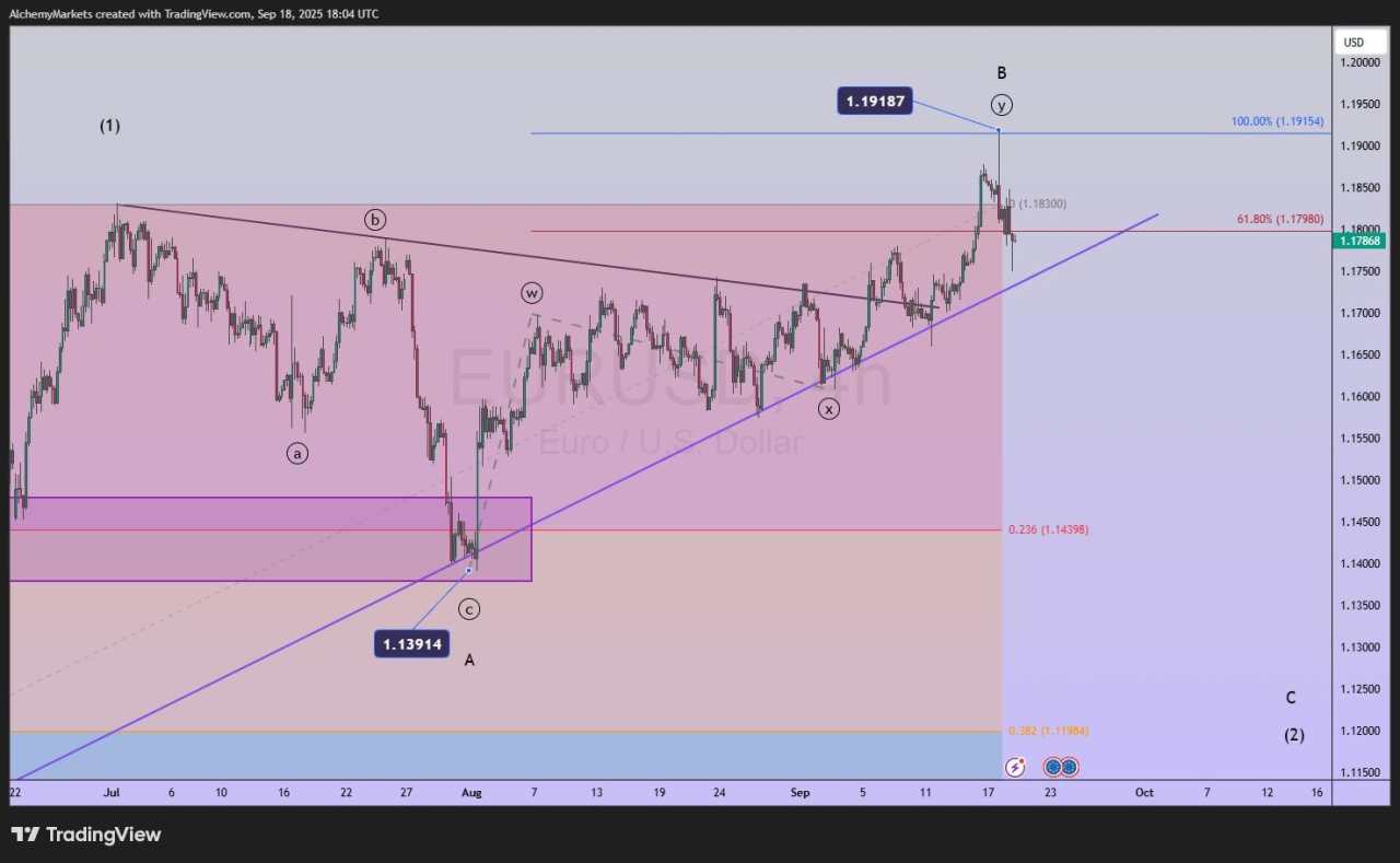 EUR/USD Elliott Wave: Temporary new highs