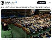 Walk Out Massal Saat Netanyahu Pidato, Netizen Ramai Bahas