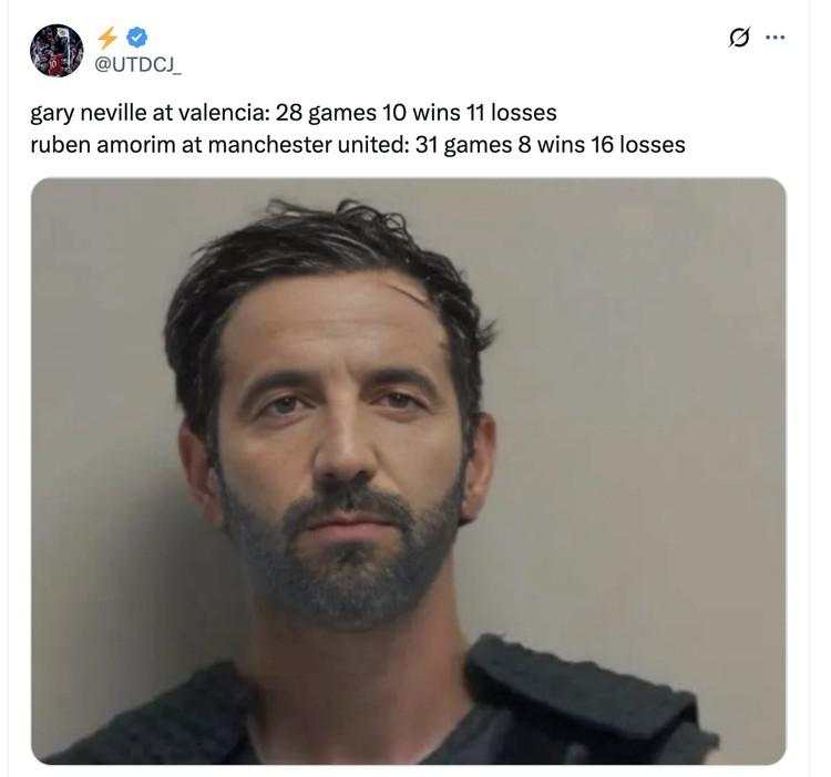 Meme Manchester United Dihajar City, Amorim Jadi Sorotan