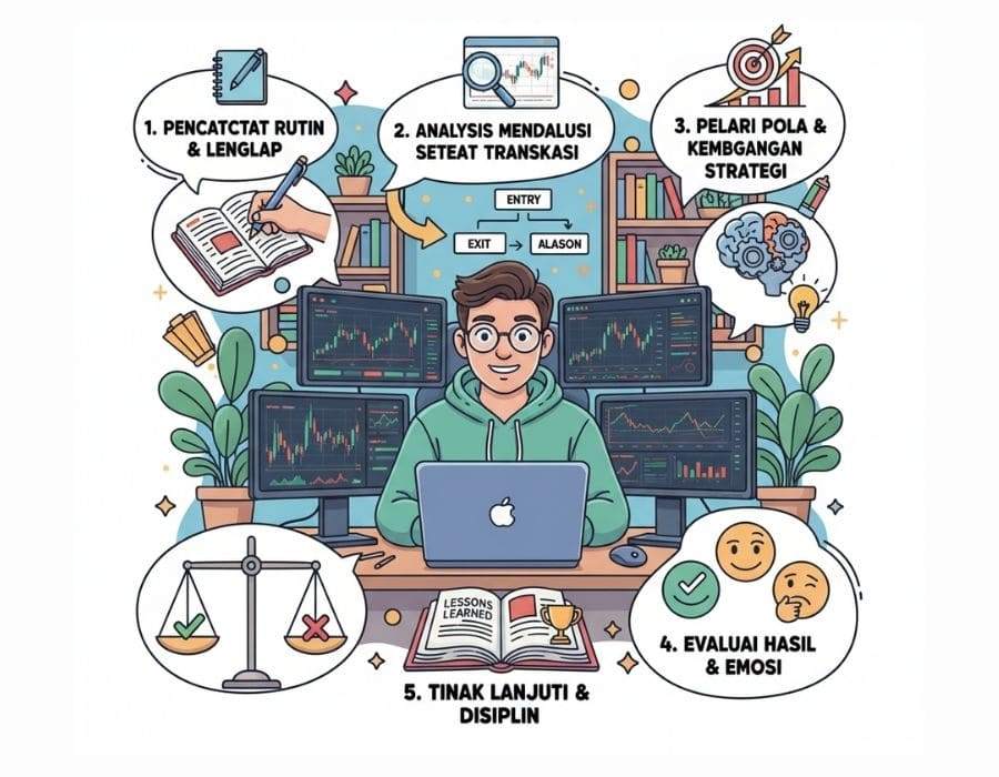 BIKIN TRADING JOURNAL ANTI RIBET: INI TIPSNYA BIAR TRADINGMU JADI LEBIH GAMPANG DIKELOLA