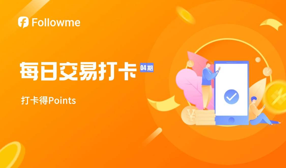 社区打卡分享交易感受、比赛战绩，领每日Points奖励丨每日交易打卡（04）期