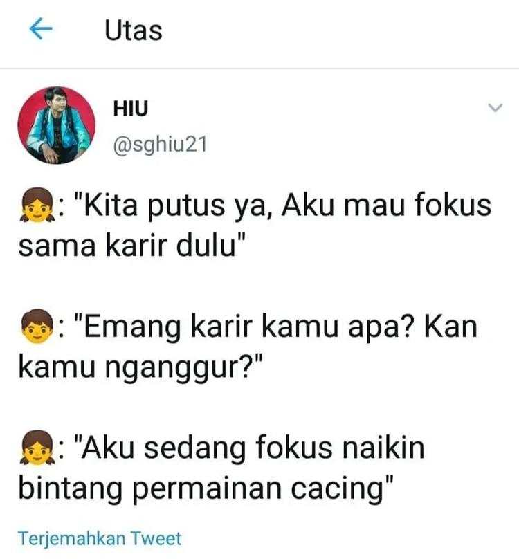 Chat Putus Cinta yang Bikin Ikut Galau, Sabar ya Bro!
