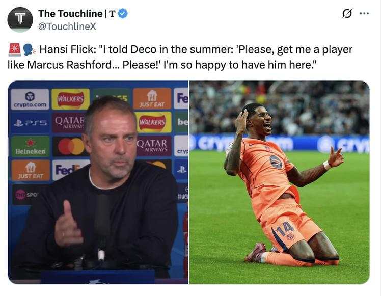 Meme Marcus Rashford Jadi Bintang Barcelona Usai Disia-siakan MU