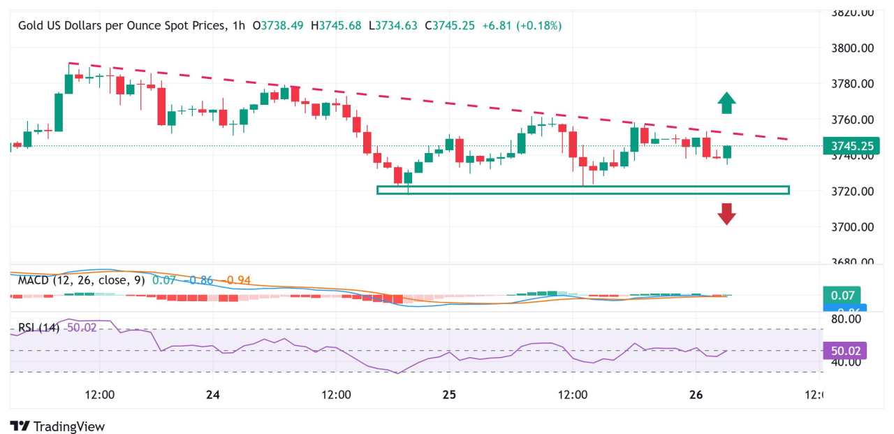 Gold dips as Fed rate cut bets fade; lacks bearish conviction ahead of US PCE data