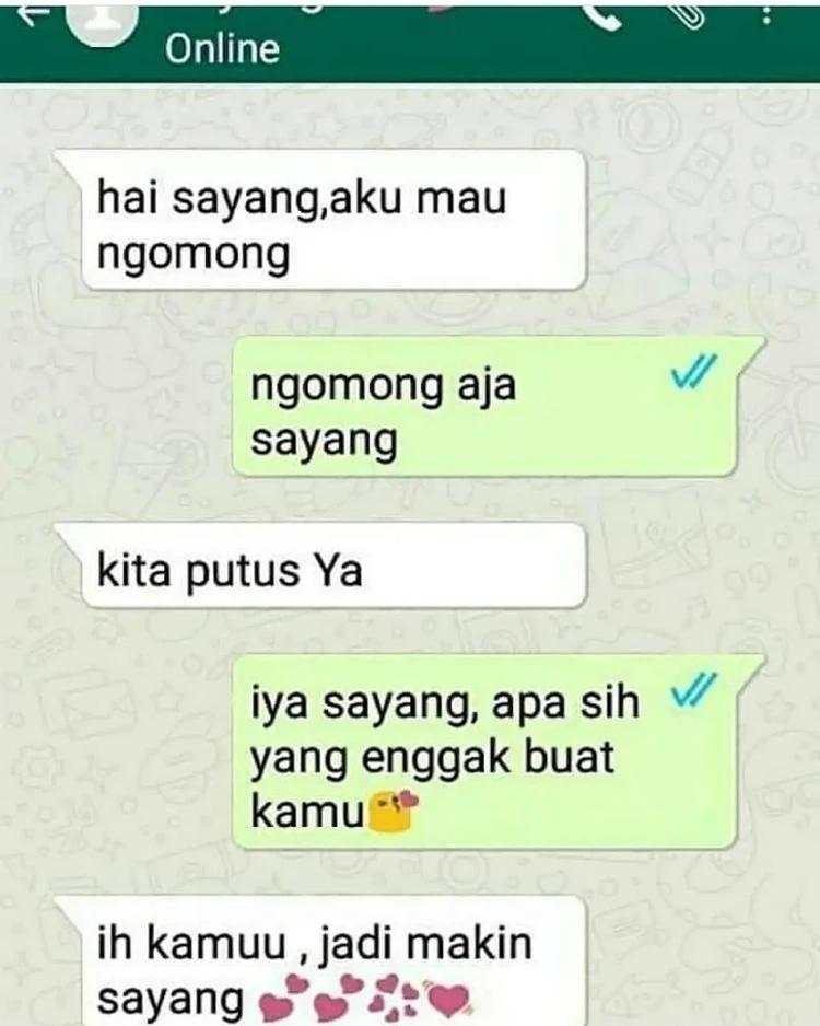Chat Putus Cinta yang Bikin Ikut Galau, Sabar ya Bro!