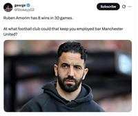 Meme Manchester United Dihajar City, Amorim Jadi Sorotan
