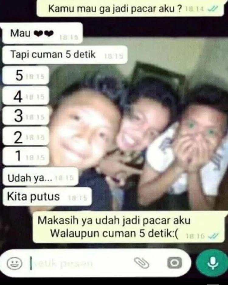 Chat Putus Cinta yang Bikin Ikut Galau, Sabar ya Bro!