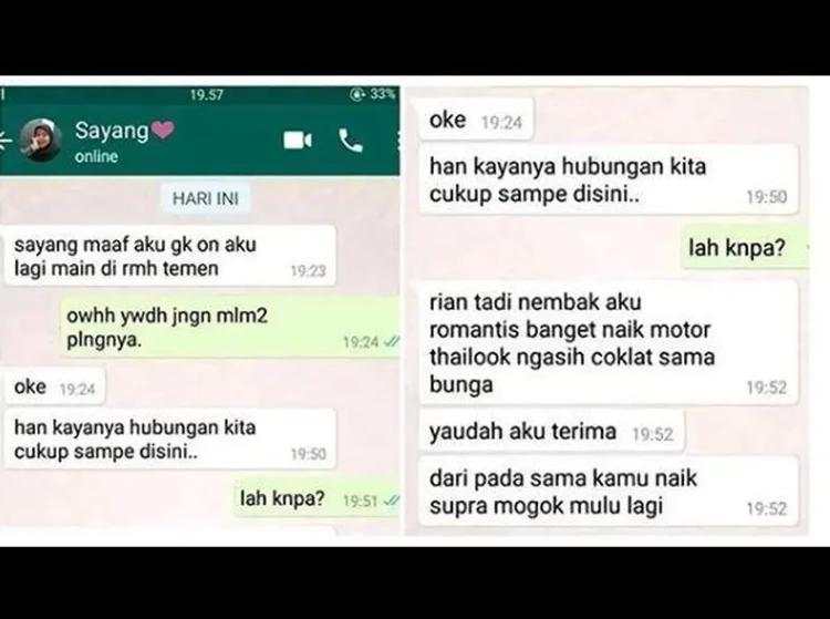 Chat Putus Cinta yang Bikin Ikut Galau, Sabar ya Bro!