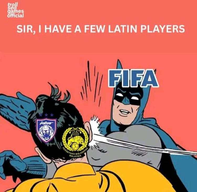 Meme Kocak Serbu Medsos Usai FIFA Sanksi FAM & Pemain Naturalisasi Malaysia
