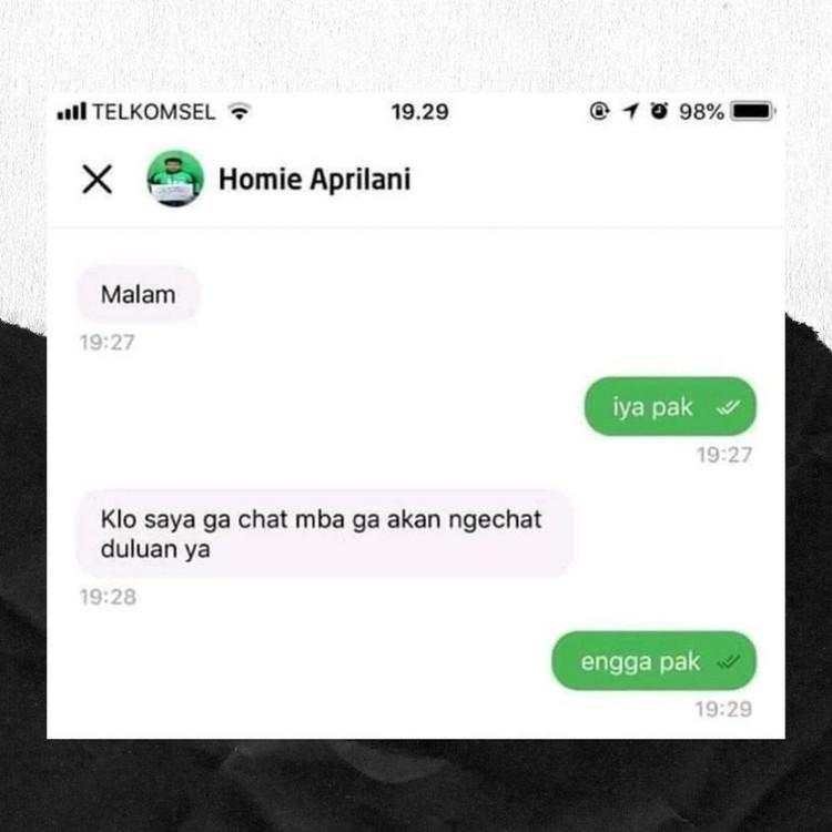Chat Kocak Abang Ojol, Ada yang Curhat sampai Lupa Bawa Seblak