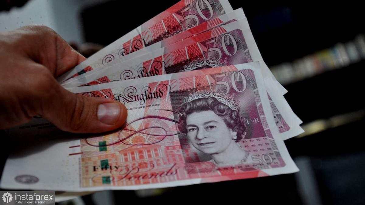 Poundsterling turun sebagai respons terhadap data baru