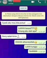 Chat Putus Cinta yang Bikin Ikut Galau, Sabar ya Bro!