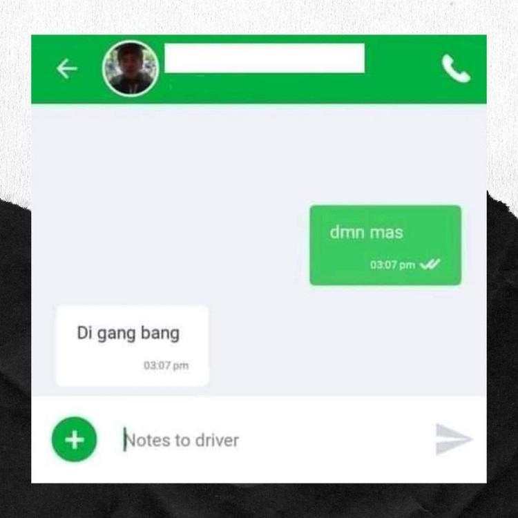 Chat Kocak Abang Ojol, Ada yang Curhat sampai Lupa Bawa Seblak