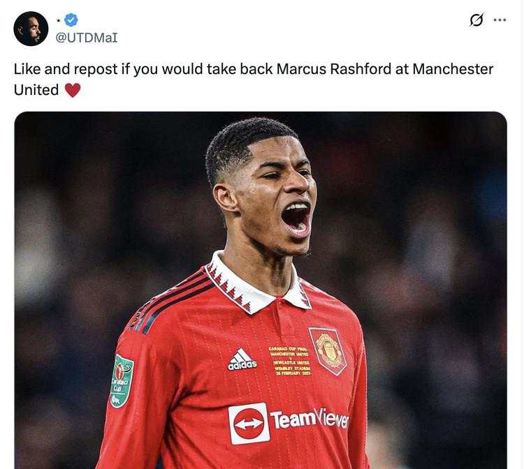 Meme Marcus Rashford Jadi Bintang Barcelona Usai Disia-siakan MU