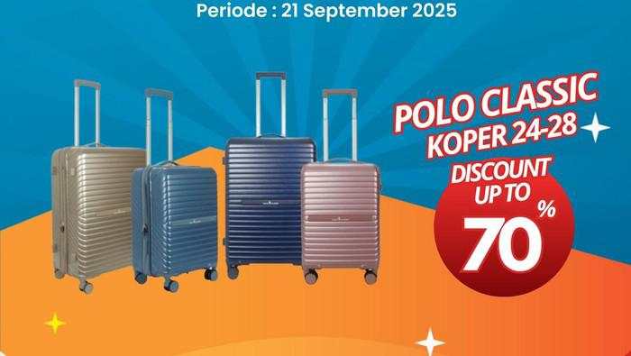 Banjir Diskon! Beli Koper di Transmart Full Day Sale Semurah Ini
