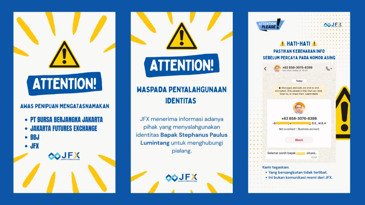 Waspada Penyalahgunaan Identitas, JFX Imbau Verifikasi Informasi