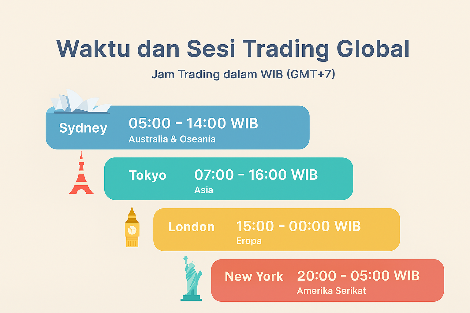 Rahasia Waktu dan Sesi Trading Forex Terbaik