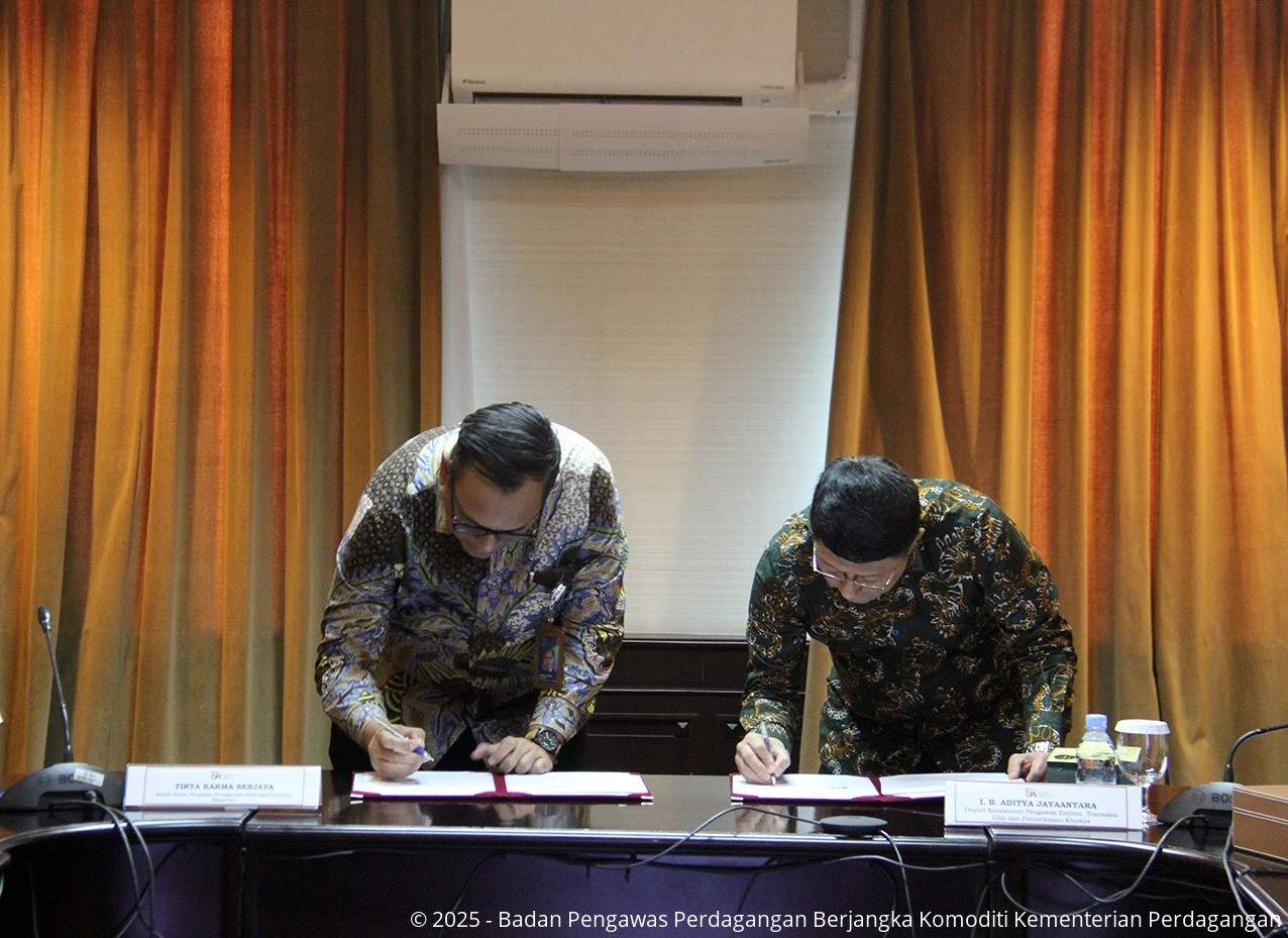 Bappebti dan OJK Tandatangani Adendum BAST Peralihan Tugas Pengaturan dan Pengawasan Derivatif Keuangan dengan Aset yang Mendasari Berupa Efek