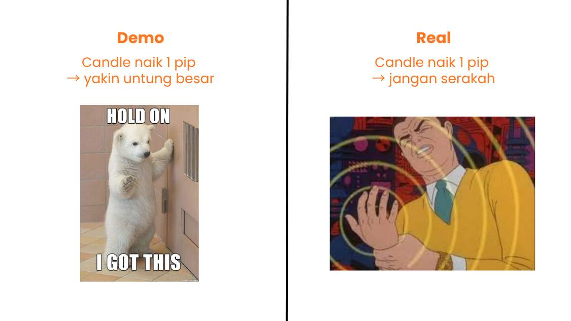 Psikologi Trading: Akun Demo vs Real