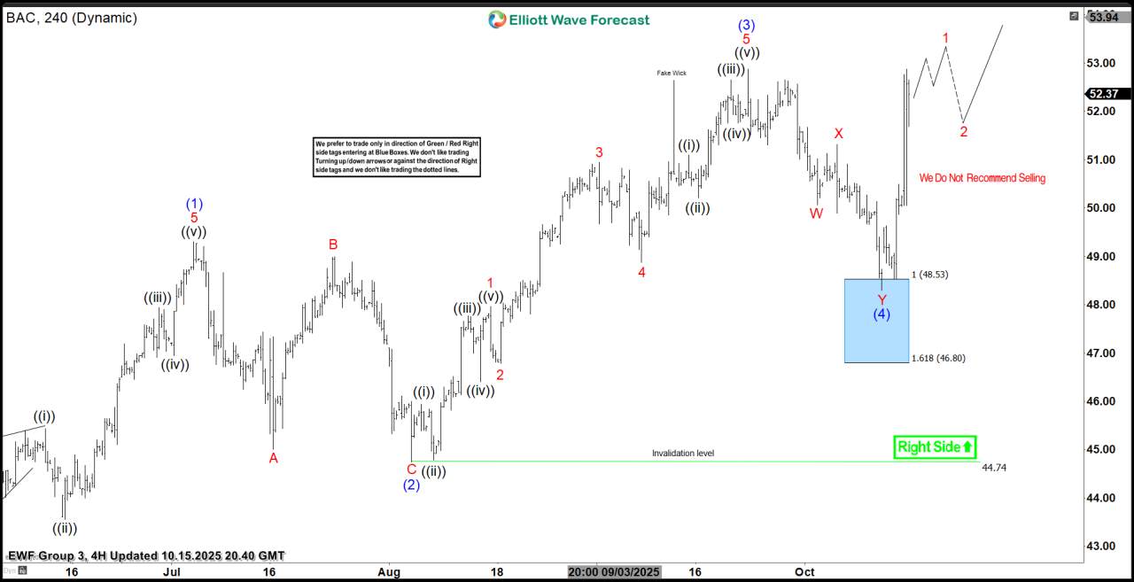 Bank of America (BAC) Rallies Strongly from the Buying Zone