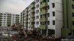 Lima Tower Rusun Marunda Dibongkar Total