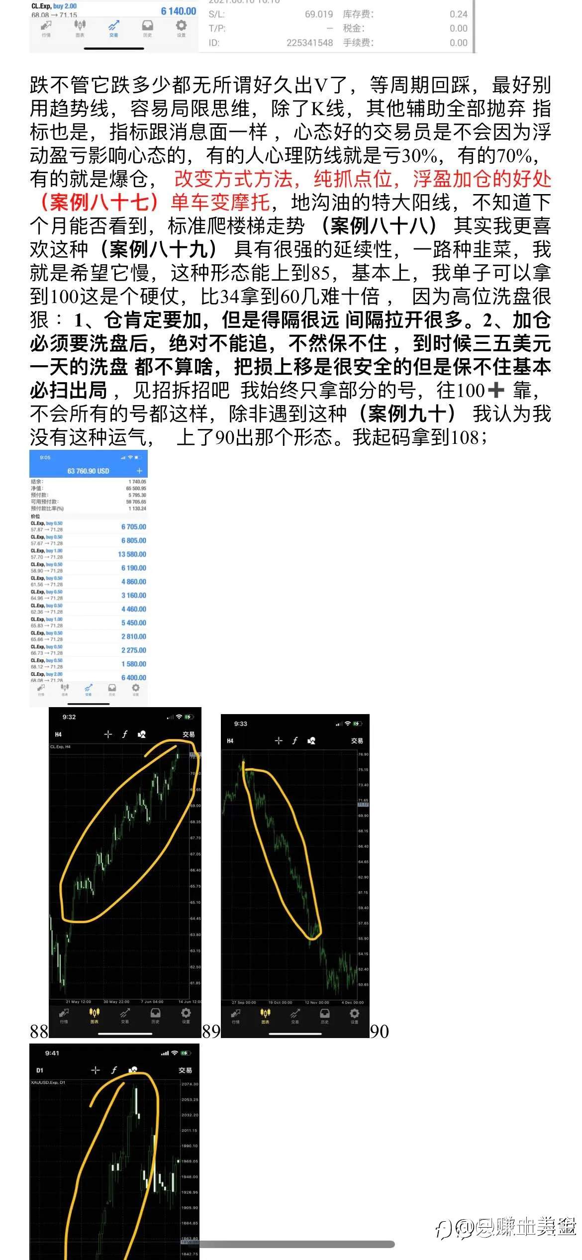 整理盟主的交易心得