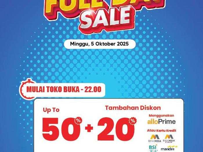 Abis Gajian Nih! Besok Serbu Transmart Full Day Sale, Gebyar Diskon 50% + 20%