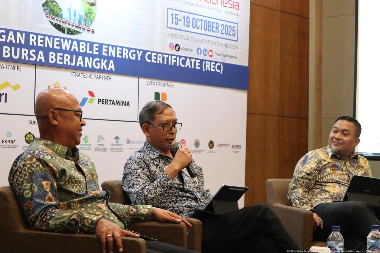 Bappebti Kupas Tuntas Perdagangan REC di TEI ke-40