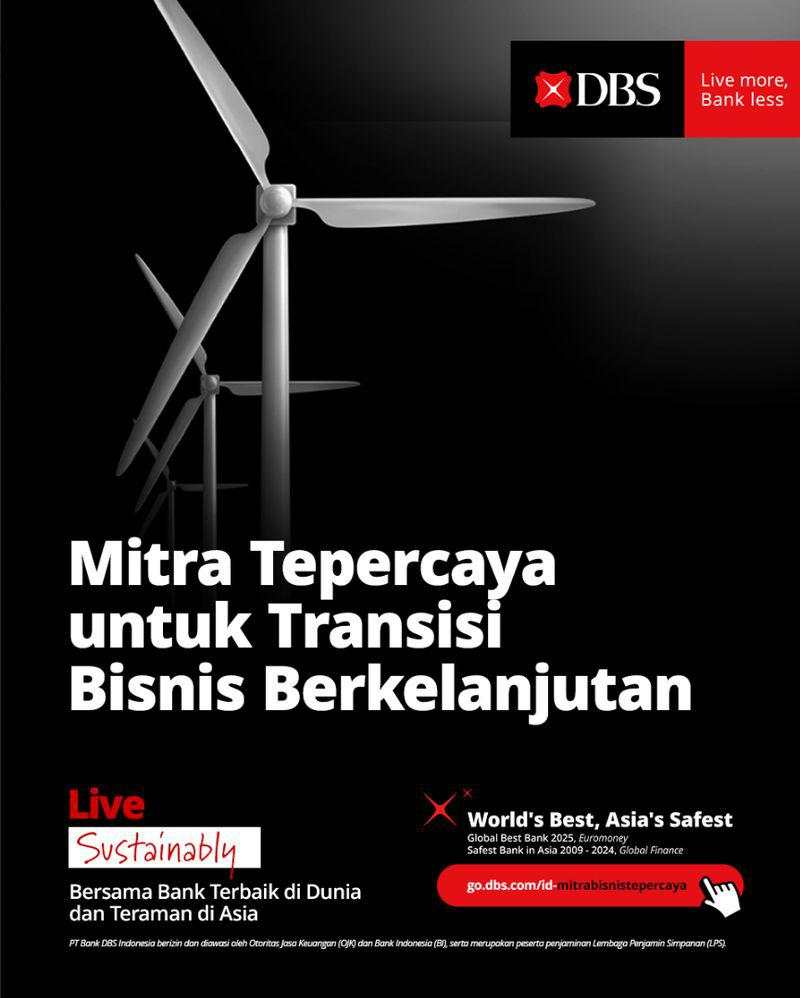 Dukung Transisi Energi, Bank DBS Indonesia Jadi ESG Coordinator